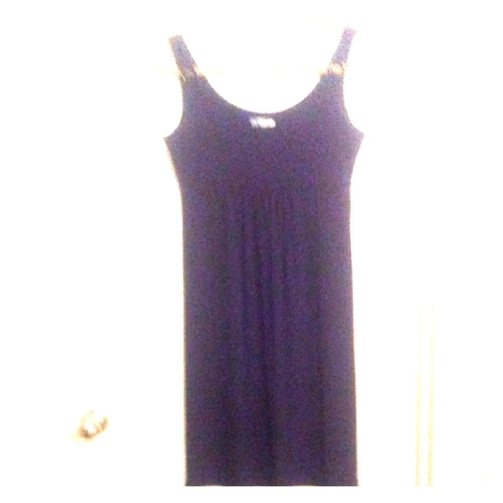 Black A-frame tank dress
